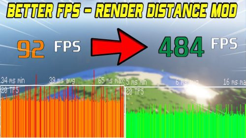 Better Fps Render Distance Mod (1.21.1, 1.20.1) – Increase FPS Thumbnail