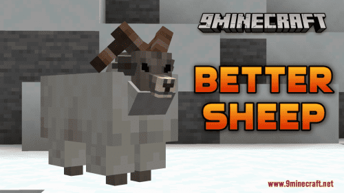 Better Sheep Resource Pack (1.20.6, 1.20.1) – Texture Pack Thumbnail