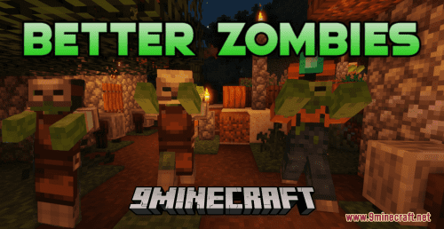 Better Zombies Resource Pack (1.20.6, 1.20.1) – Texture Pack Thumbnail