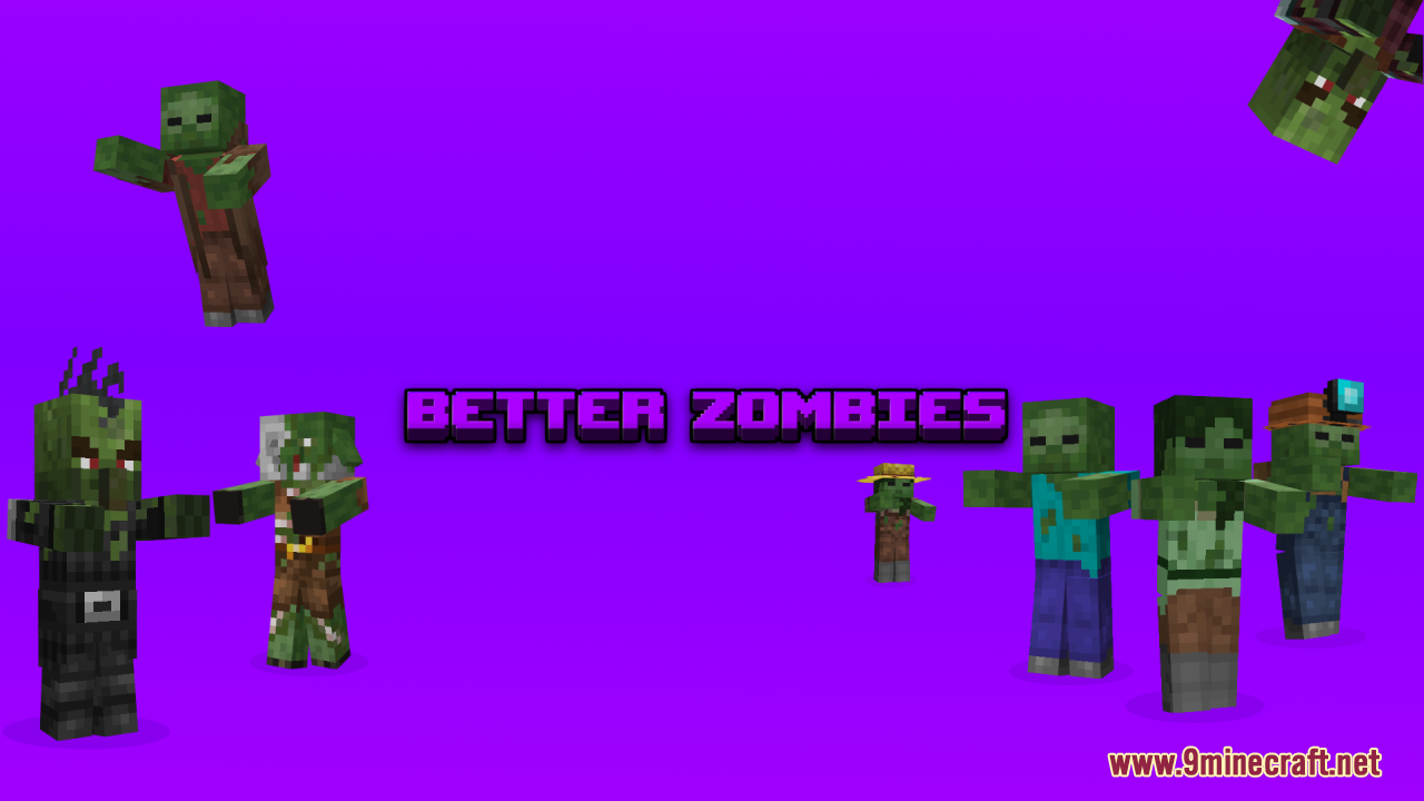 Better Zombies Resource Pack (1.20.4, 1.19.4) - Texture Pack 2