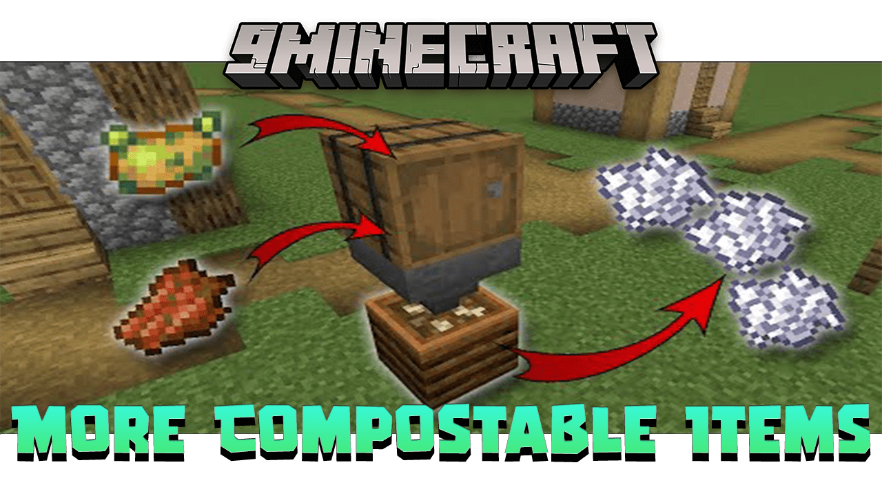 More Compostable Items Data Pack (1.21.1, 1.20.1) - Compost Anything In Minecraft 1