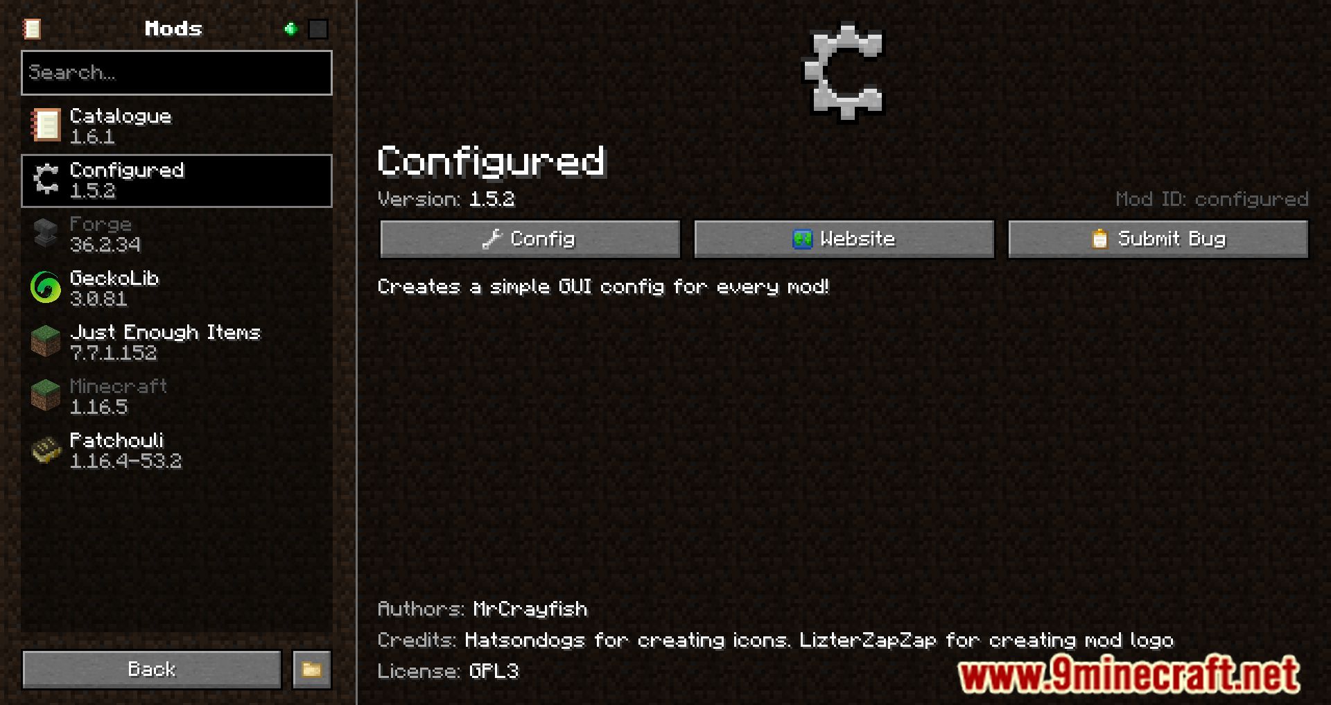 Configured Mod (1.19.4, 1.18.2) - Tweaking The Mods 2