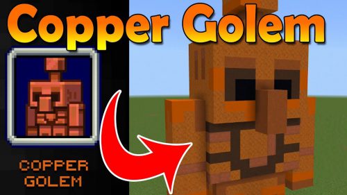 Copper Golem Mod (1.21, 1.20.1) – Lightning Arrester Thumbnail