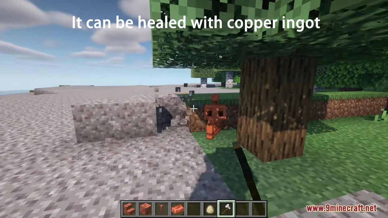 Copper Golem Mod (1.20.4, 1.19.4) - Lightning Arrester 8