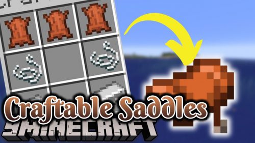 Craftable Saddles Mod (1.20.1, 1.19.4) – Crafting Recipe for Saddles Thumbnail