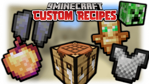 Custom Crafting Recipes Data Pack (1.19.3, 1.18.2) – Craftable Totem, Elytra, Mob Heads, and more! Thumbnail