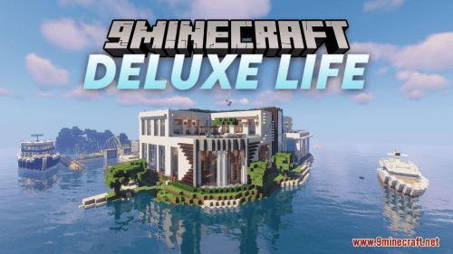 Deluxe Life Map (1.21.1, 1.20.1) – Luxury Modern Mansion Thumbnail