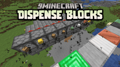 Dispense Blocks Data Pack (1.19.3, 1.18.2) – Automatically place blocks with Dispenser Thumbnail