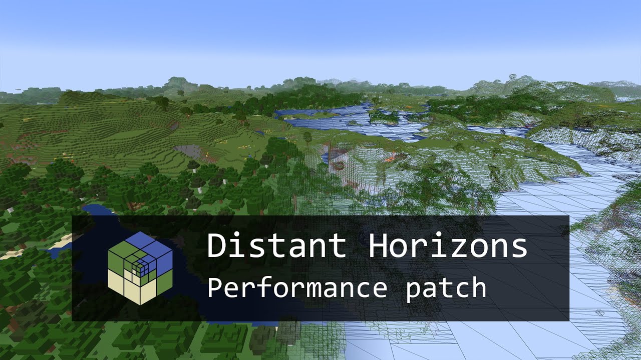 Distant Horizons Mod (1.20.2, 1.19.4) - A Level of Detail Mod 1
