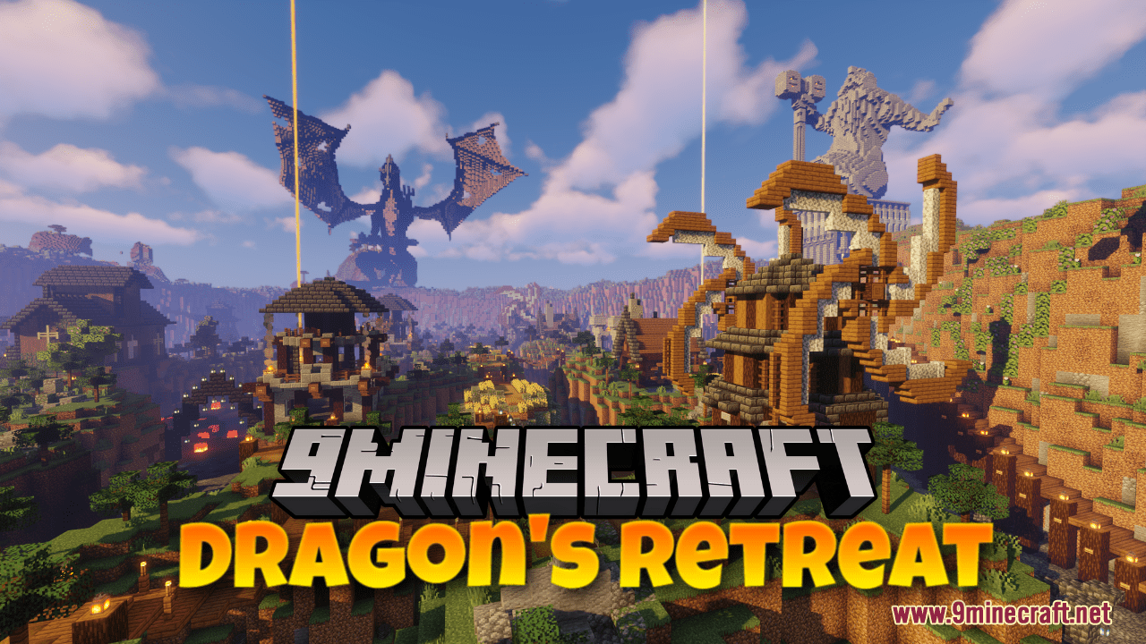 Dragon's Retreat Map (1.21.1, 1.20.1) - Epic PvP-based Map 1