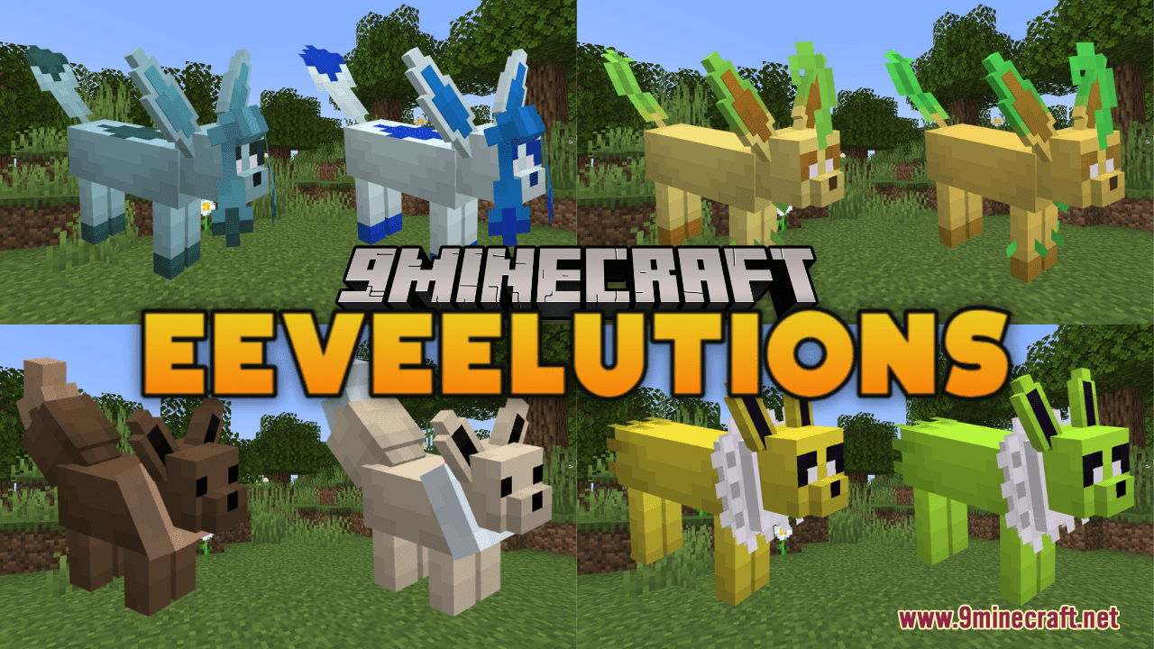 Eeveelutions Resource Pack (1.20.6, 1.20.1) - Texture Pack 1