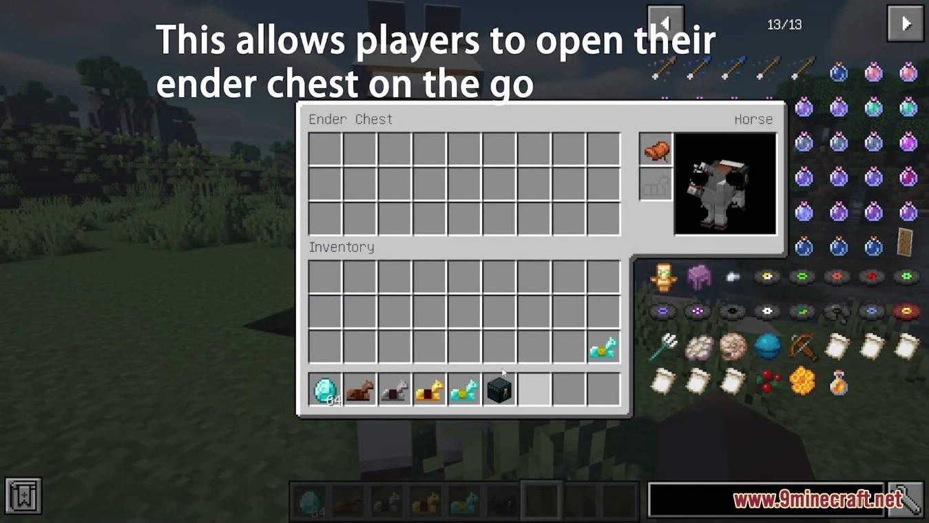 Ender Chested Mod (1.20.1, 1.19.4) - Horses Combine Ender Chests 6