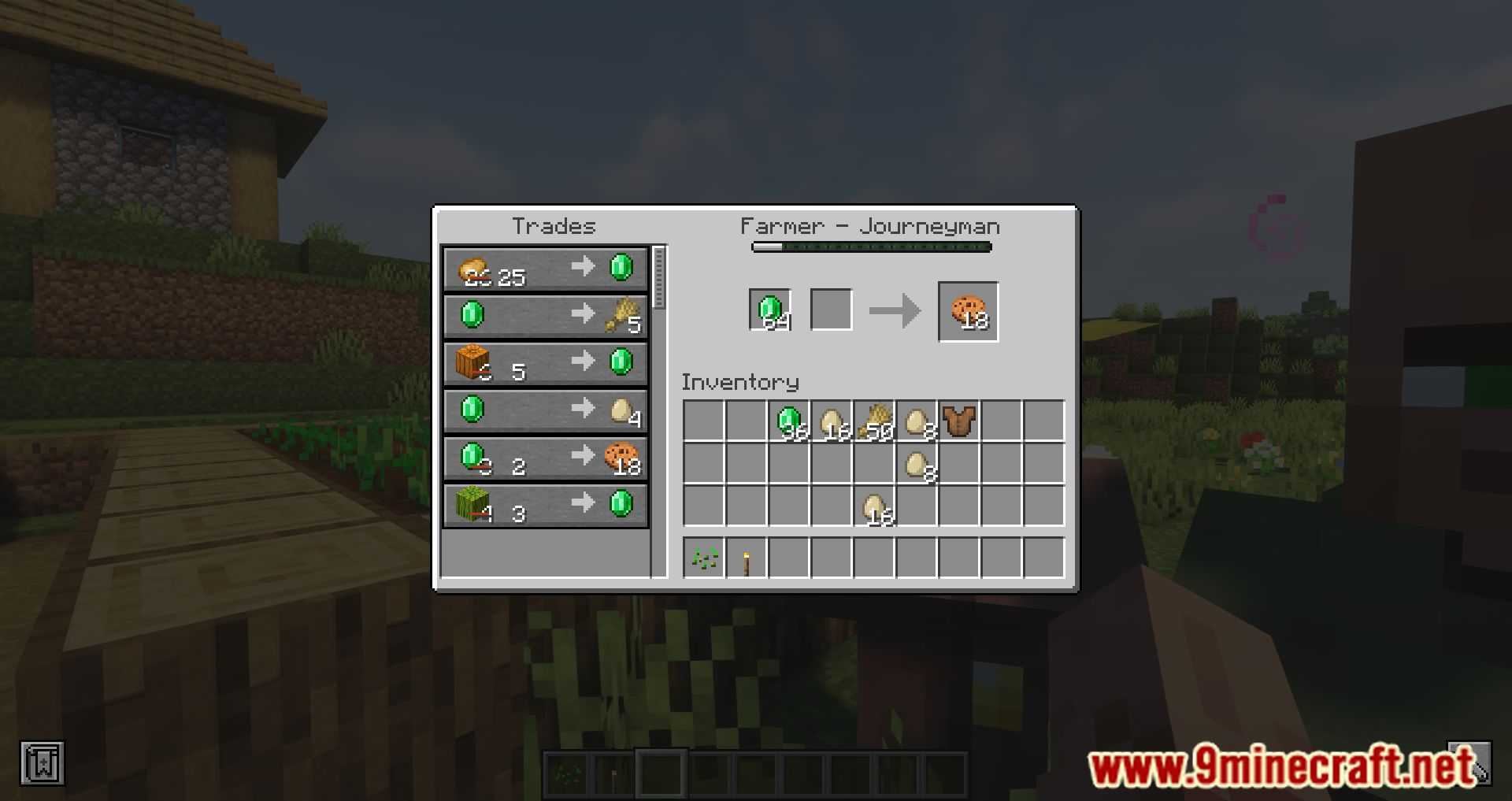 Extra Trades Mod (1.20.2, 1.19.4) - Trade More Items with Villagers 10