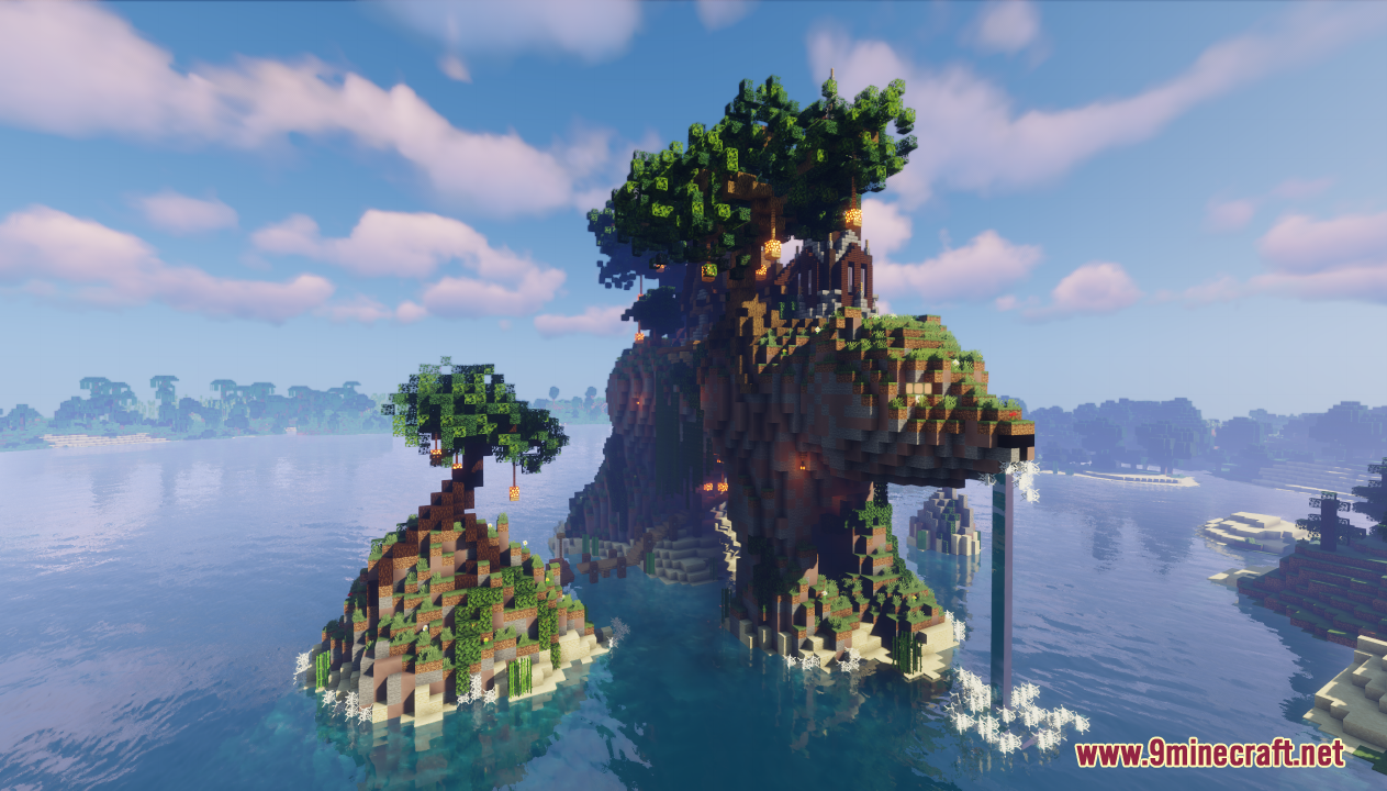 Fantasy Island Map (1.21.1, 1.20.1) - Fantasy Survival Builds 12