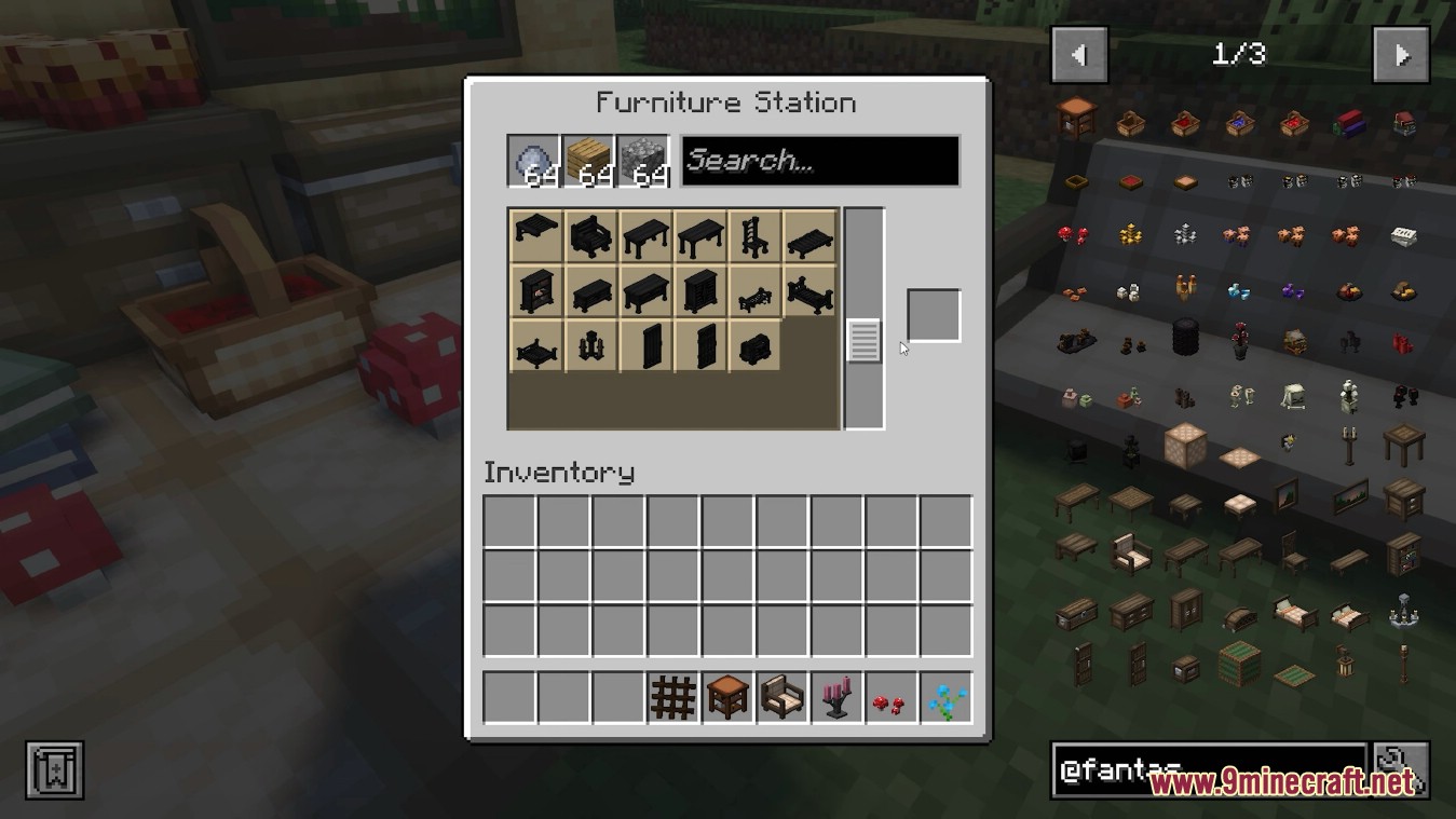 Fantasy's Furniture Mod (1.20.2, 1.19.4) - Fantasy-Themed Decorational Blocks 9