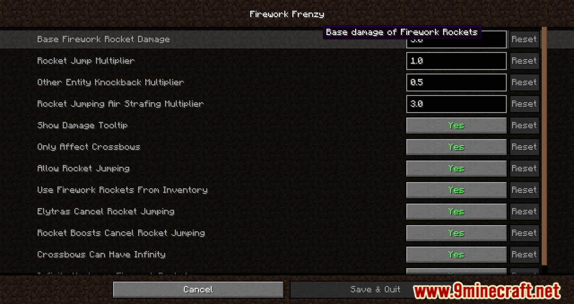 Firework Frenzy Mod (1.19.3, 1.18.2) - Rebalancing The Firework Crossbow 3