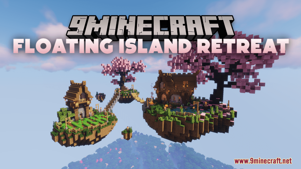 Floating Island Retreat Map (1.21.1, 1.20.1) - Lovely Survival Sky Island 1