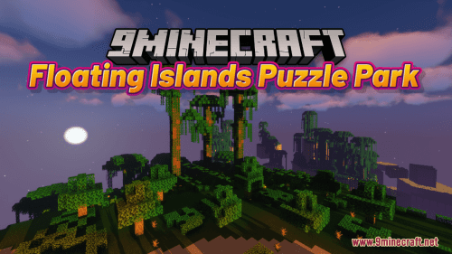 Floating Islands Puzzle Park Map (1.21.1, 1.20.1) – Escape the Puzzle Thumbnail
