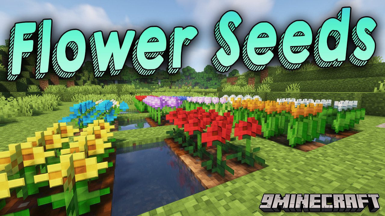 Flower Seeds Mod (1.20.4, 1.19.2) - Replanting Flowers 1