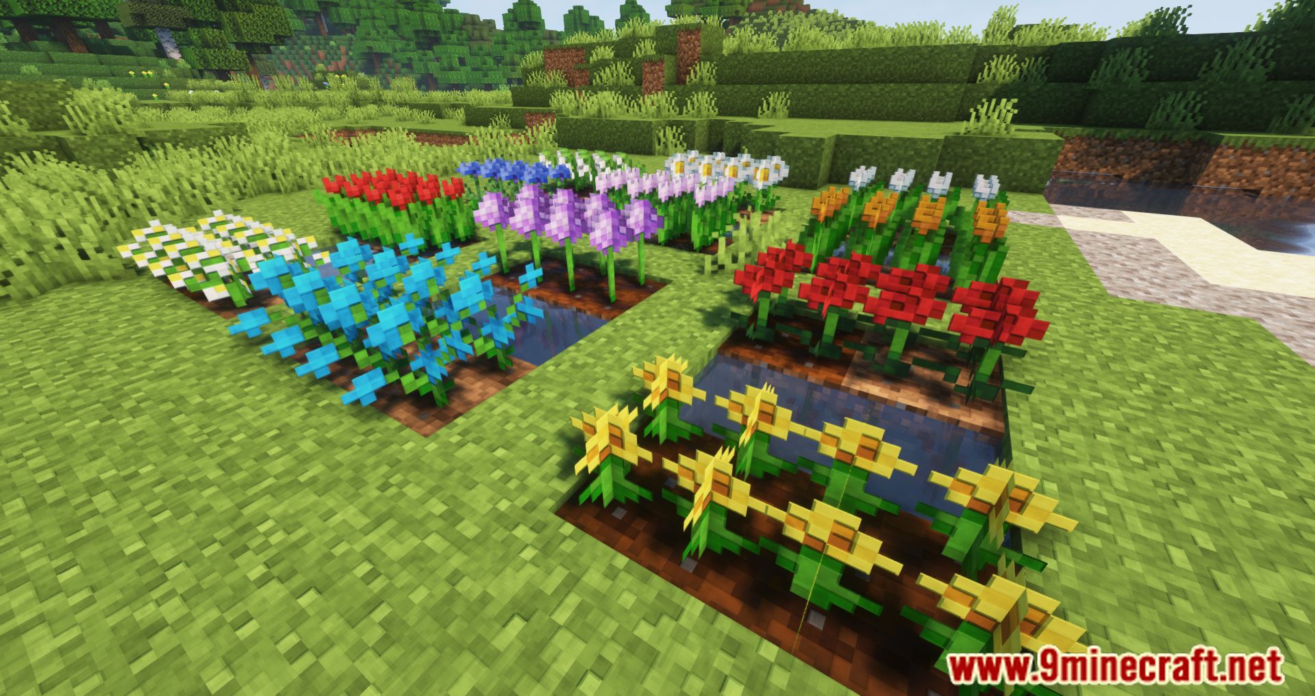 Flower Seeds Mod (1.20.4, 1.19.2) - Replanting Flowers 10