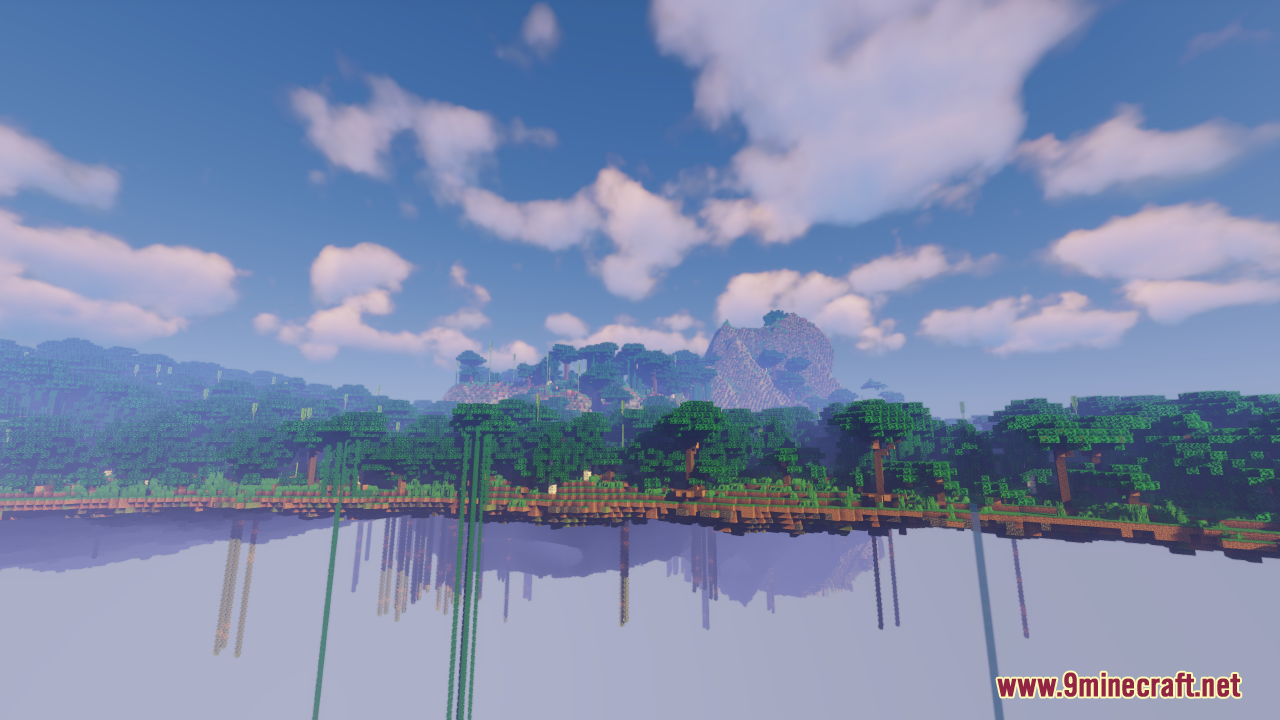 Flying Tropical Islands Map (1.21.1, 1.20.1) - Survive on Tropical Sky Islands 2