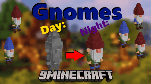 Garden Gnomes Data Pack (1.19.3, 1.18.2) – Little Gnomes In Minecraft! Thumbnail