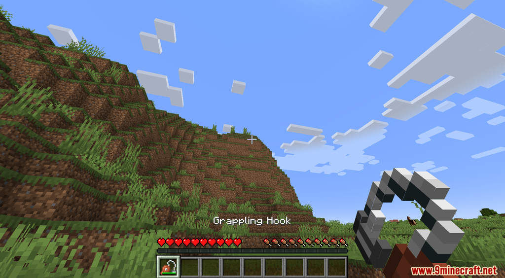 Grappling Hooks Data Pack (1.19.3, 1.19.2) - Mobility Items 3