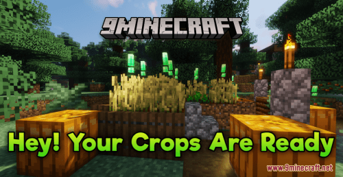 Hey! Your Crops Are Ready Resource Pack (1.19.4, 1.18.2) – Texture Pack Thumbnail