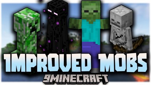 Improved Mobs Mod (1.20.6, 1.20.1) – More Intelligent Mobs Thumbnail