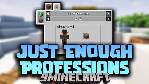 Just Enough Professions Mod (1.20.4, 1.19.4) – Learning about Professions Thumbnail