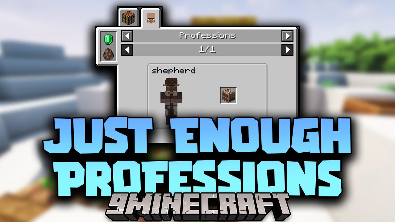 Just Enough Professions Mod (1.20.4, 1.19.4) - Learning about Professions 1