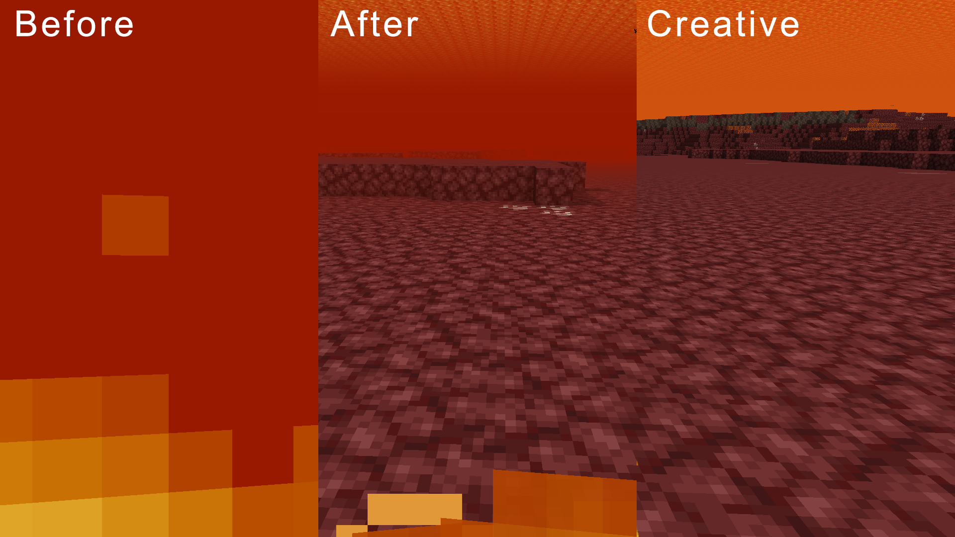 Lava Clear View Mod (1.20.1, 1.19.3) - See Under Lava 2