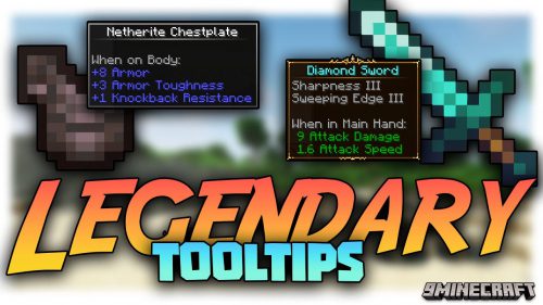 Legendary Tooltips Mod (1.21.1, 1.20.1) – Beautiful Outliners Thumbnail