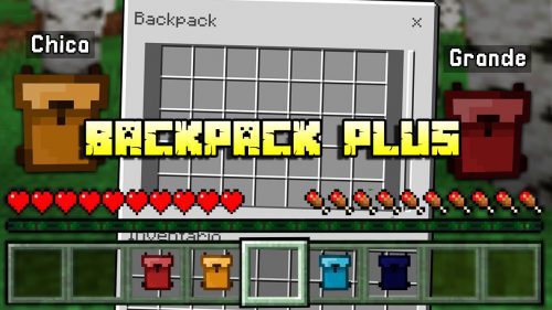 Backpack Plus Addon (1.21, 1.20) – MCPE/Bedrock Mod Thumbnail