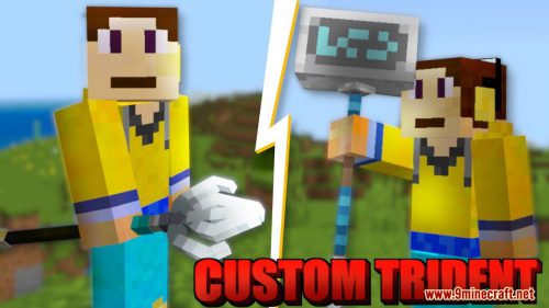 Custom 3D Trident Texture Pack (1.19, 1.18) for MCPE/Bedrock Edition Thumbnail