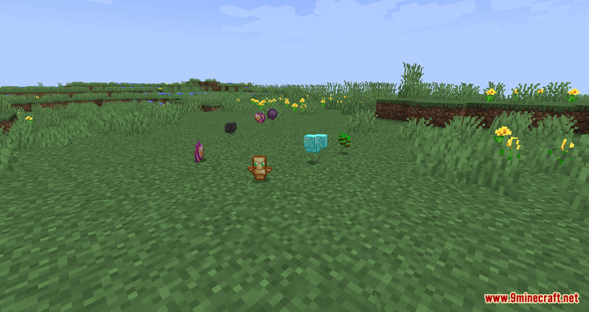 Minecraft But Grass Is Op Data Pack (1.19.3, 1.19.2) - Grass Drop More Loots! 14