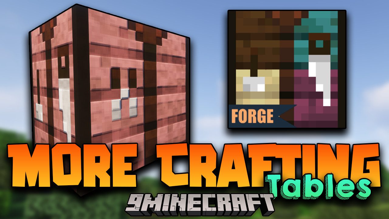 More Crafting Tables Mod (1.20.4, 1.19.4) - More Variants for The Ultimate Block 1