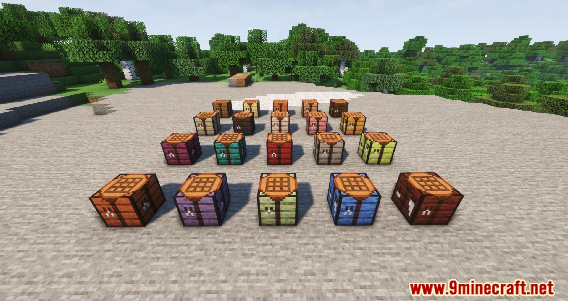 More Crafting Tables Mod (1.20.4, 1.19.4) - More Variants for The Ultimate Block 2