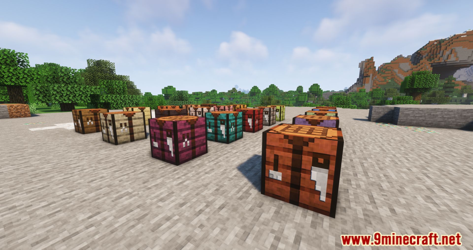 More Crafting Tables Mod (1.20.4, 1.19.4) - More Variants for The Ultimate Block 3