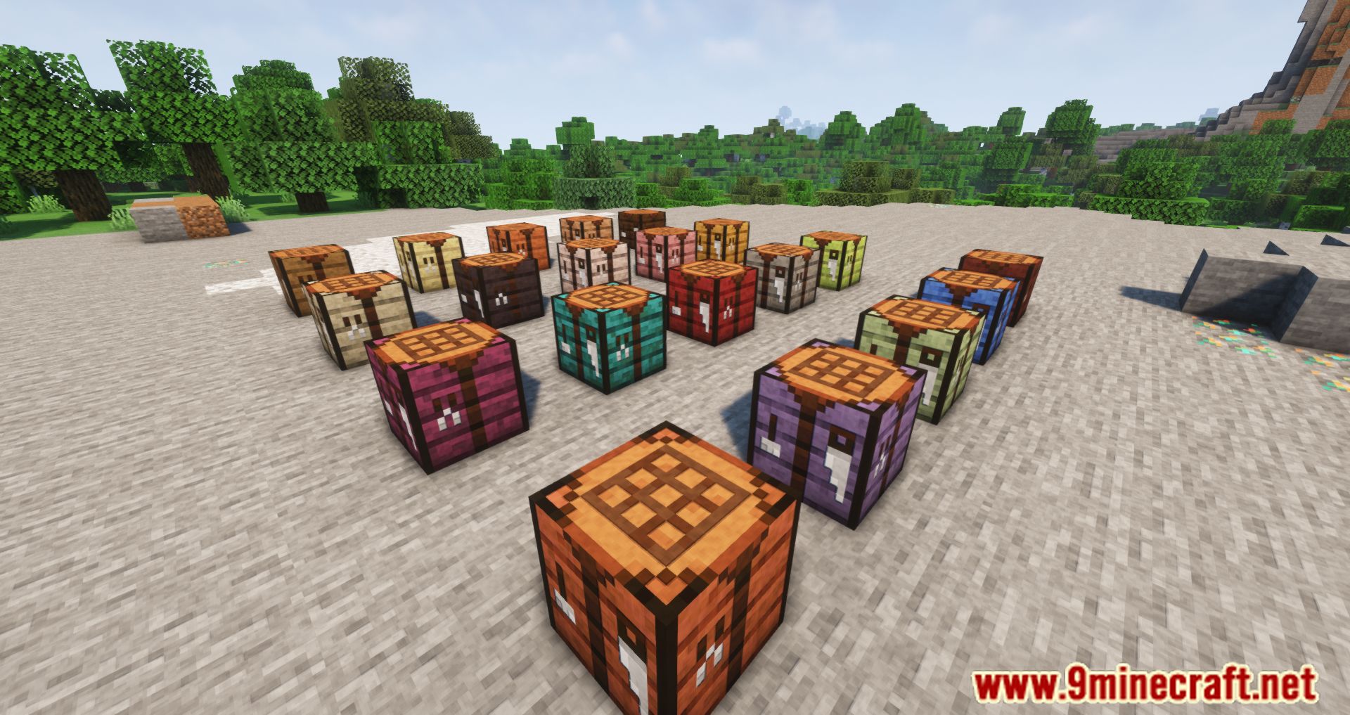 More Crafting Tables Mod (1.20.4, 1.19.4) - More Variants for The Ultimate Block 5