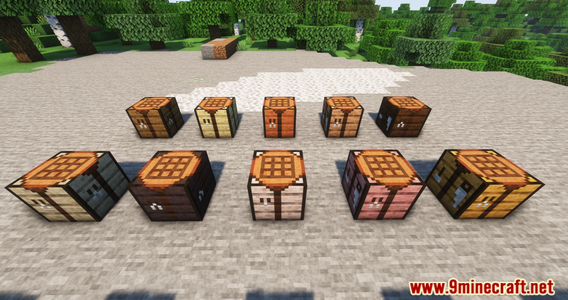 More Crafting Tables Mod (1.20.4, 1.19.4) - More Variants for The Ultimate Block 9