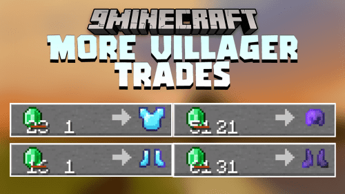 More Villager Trades Data Pack (1.19.3, 1.18.2) – Villager Trade Op Item! Thumbnail