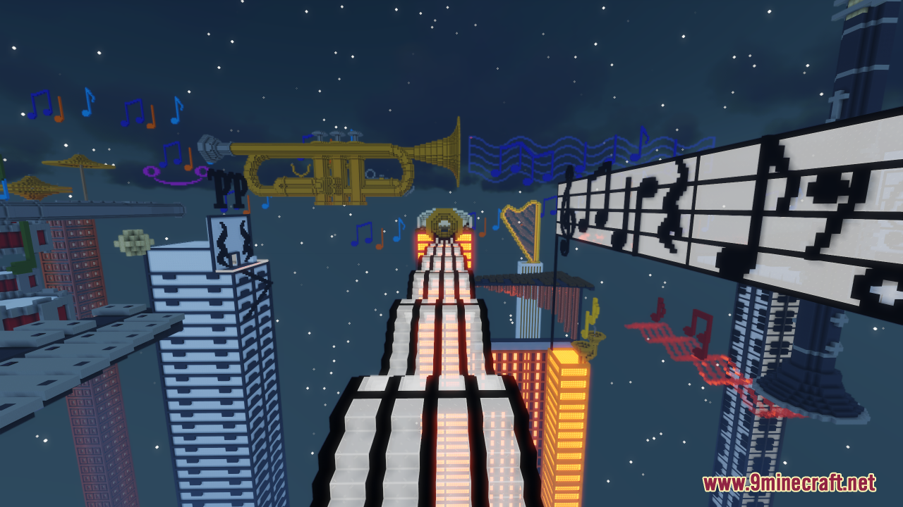 Musical Metropolis Hunt Map (1.21.1, 1.20.1) - A Hunt for Music Lovers 4