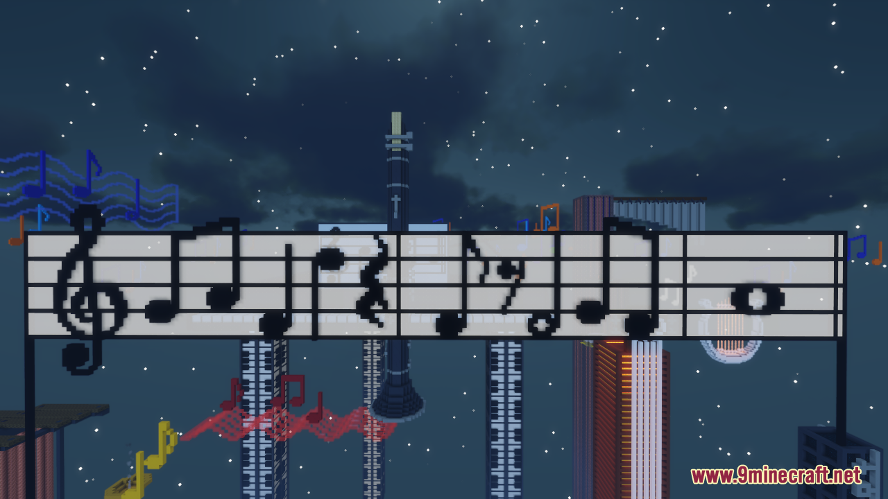 Musical Metropolis Hunt Map (1.21.1, 1.20.1) - A Hunt for Music Lovers 5