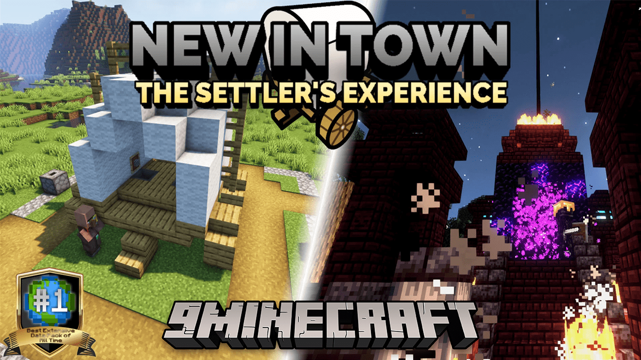 New In Town Data Pack (1.21, 1.20.1) - The Settler's Experience! 1