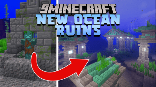 New Ocean Ruins Data Pack (1.19.3, 1.18.2) – Better Ocean Ruins! Thumbnail