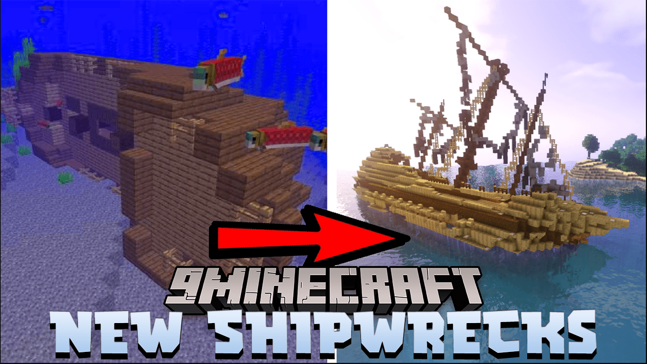 New Shipwrecks Data Pack (1.19.3, 1.18.2) - Better Shipwrecks! 1