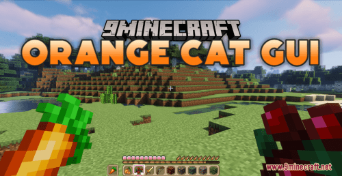 Orange Cat GUI Resource Pack (1.20.6, 1.20.1) – Texture Pack Thumbnail