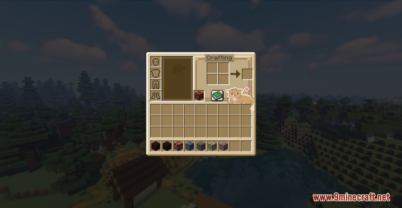 Orange Cat GUI Resource Pack (1.20.6, 1.20.1) - Texture Pack 7