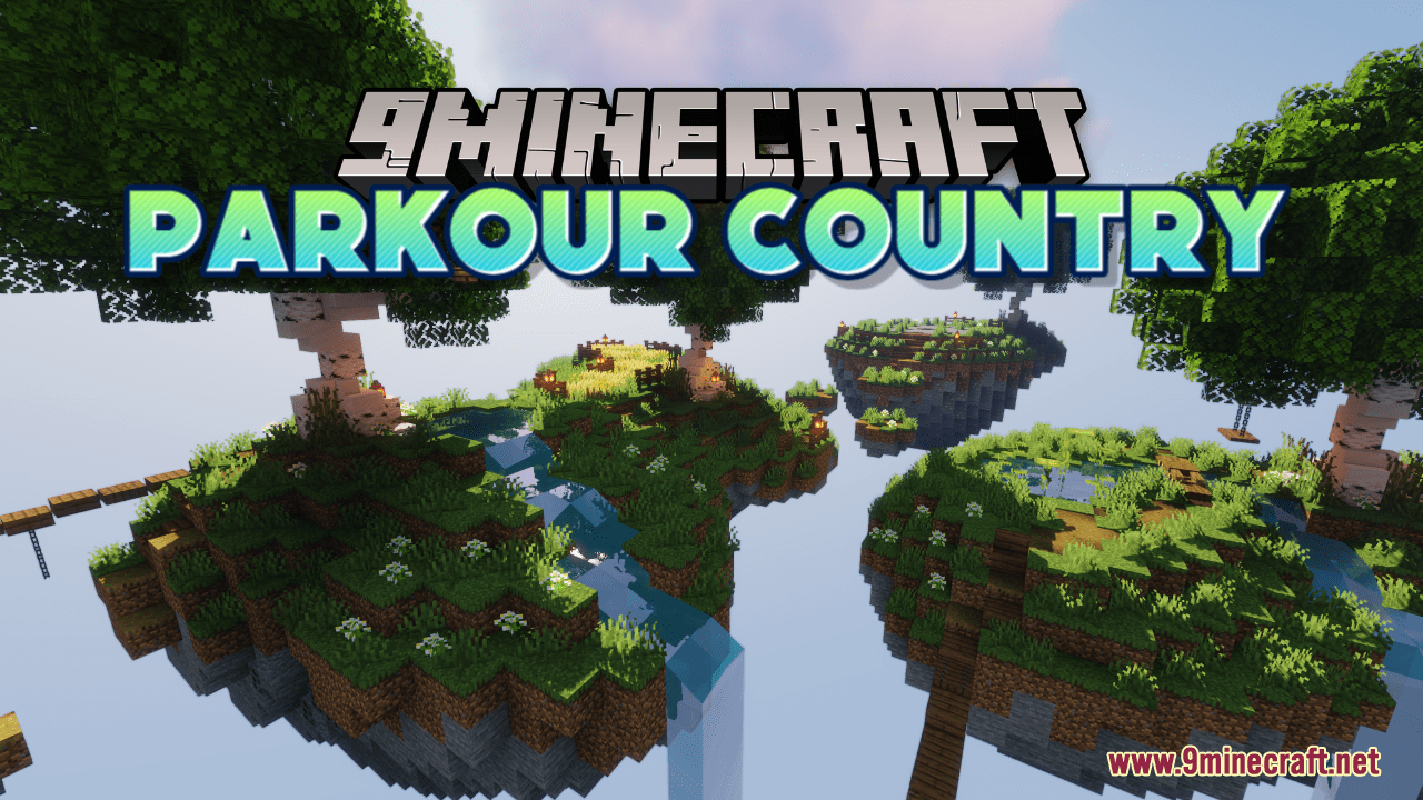 Parkour Country Map (1.21.1, 1.20.1) - A Parkour Adventure Like No Others 1